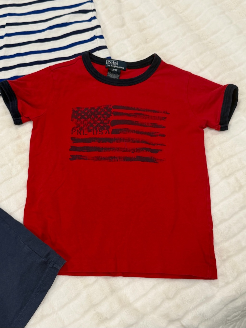 Polo Ralph Lauren Shirt Bundle of 4 TODDLER BOYS Summer Clothes size 3T - Picture 3 of 7